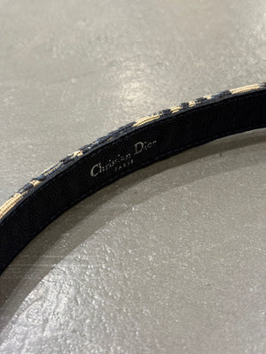 2000s Christian Dior by Galliano monogram belt