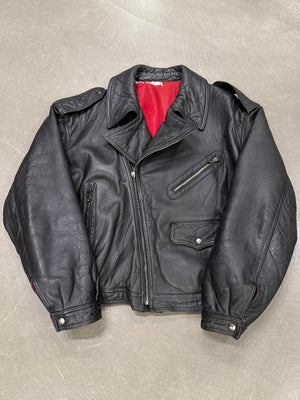 1990s Emporio Armani biker leather jacket