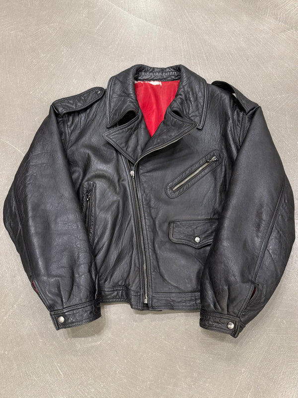 1990s Emporio Armani biker leather jacket