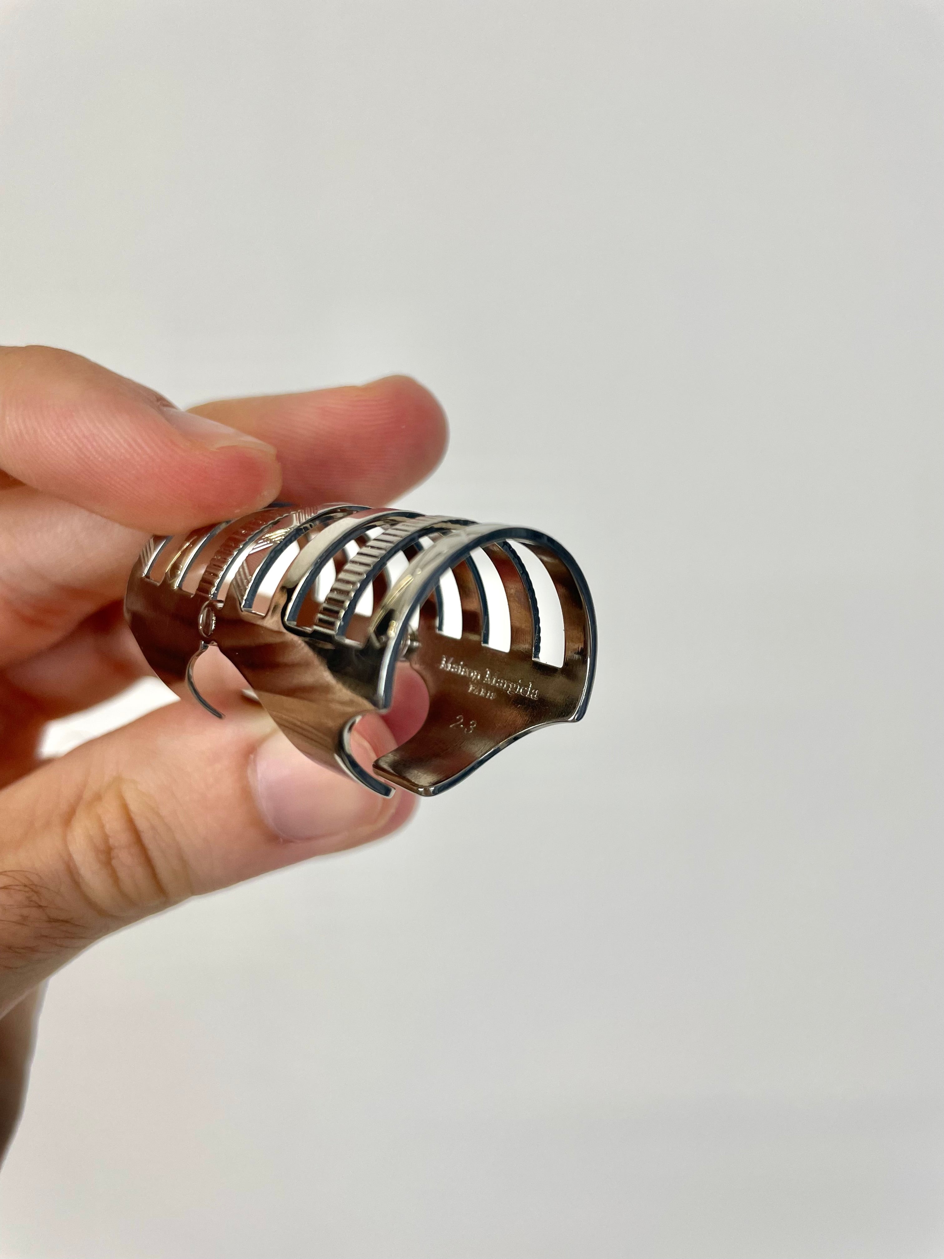 2000s Maison Margiela armour ring