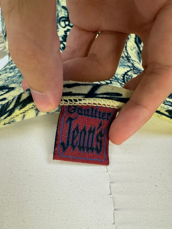 1990s Jean Paul Gaultier postcard mini dress