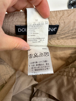 SS2003 Dolce & Gabbana parachute bondage cargo pants