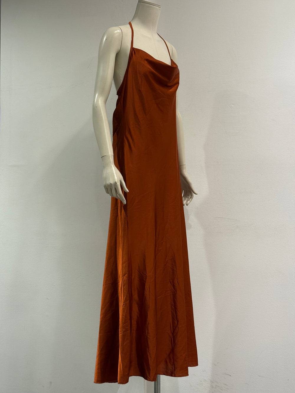 2004 Roberto Cavalli silk slip maxi dress