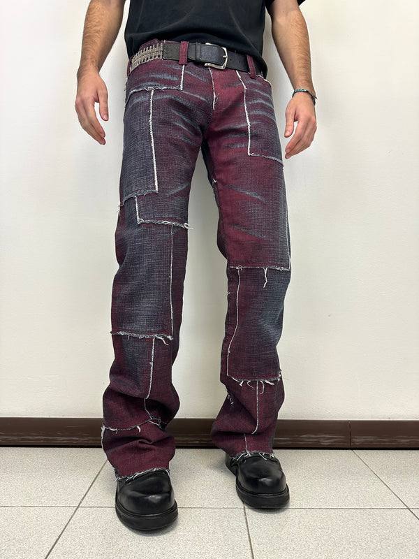 1990s Jean Paul Gaultier Patchwork jeans