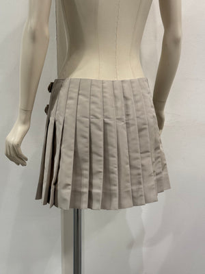 2010 Prada pleated mini skirt
