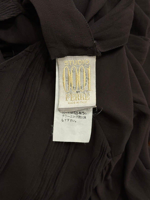 2000s Gianfranco Ferre sheer bluse