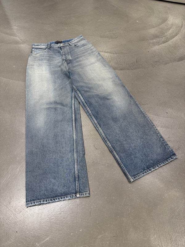 2022 Balenciaga reflective baggy jeans