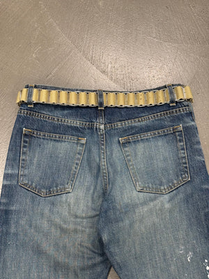 1998 Helmut Lang military chain belt
