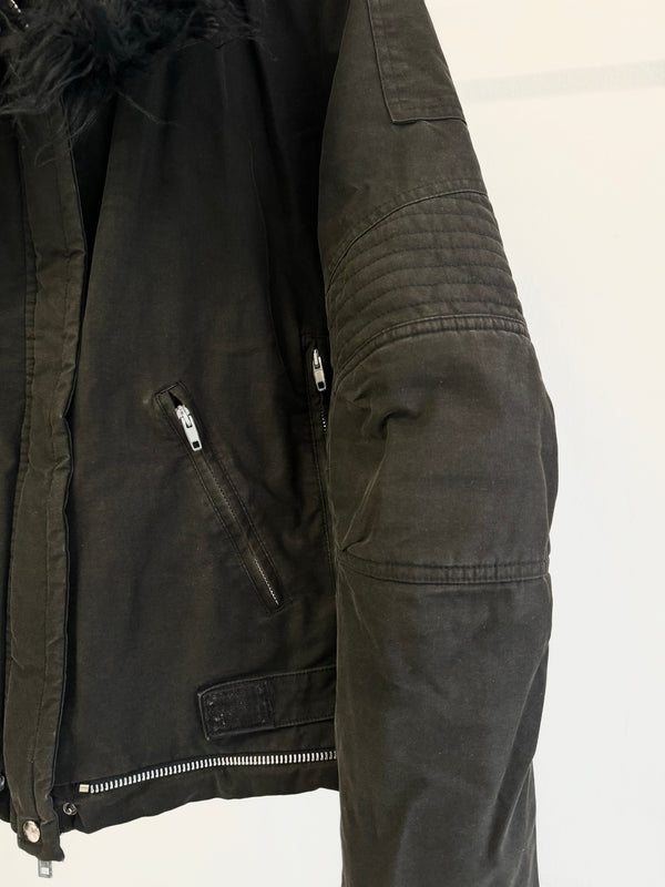A/W 1999 Helmut Lang Moleskin Astro Biker Jacket