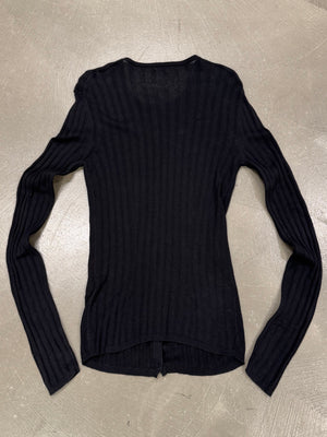 2000s Ann Demeulemeester elongated sleeve cardigan