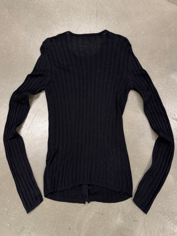 2000s Ann Demeulemeester elongated sleeve cardigan