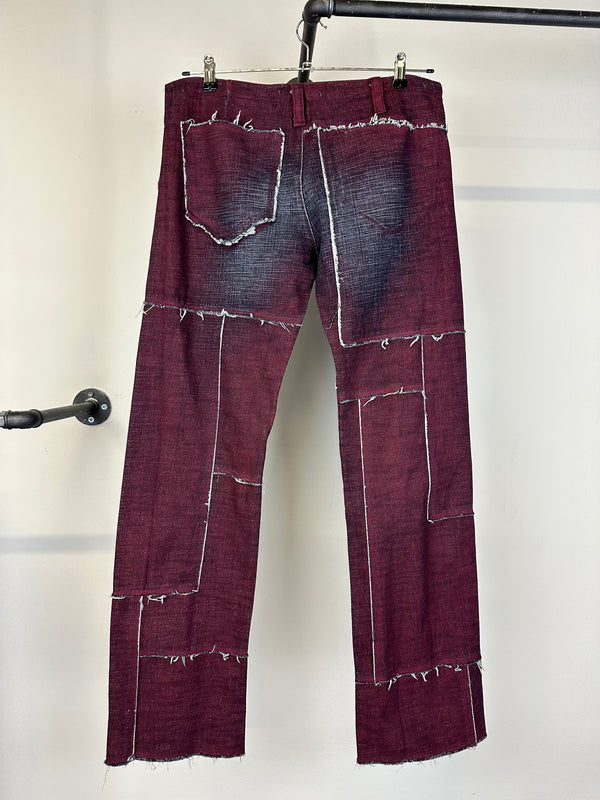 1990s Jean Paul Gaultier Patchwork jeans