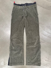 Load image into Gallery viewer, 2000s Prada double waisted hybrid corduroy pants
