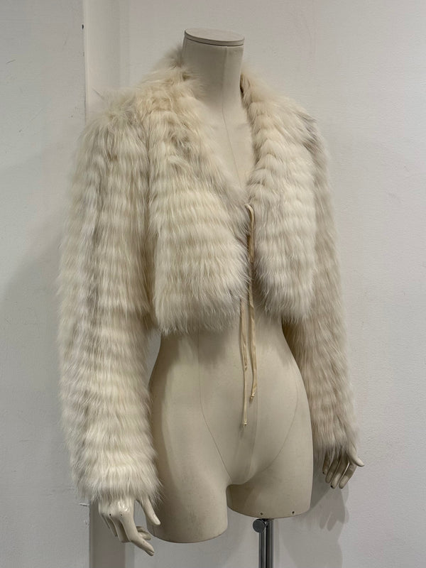 2002 Fendi cropped fur jacket