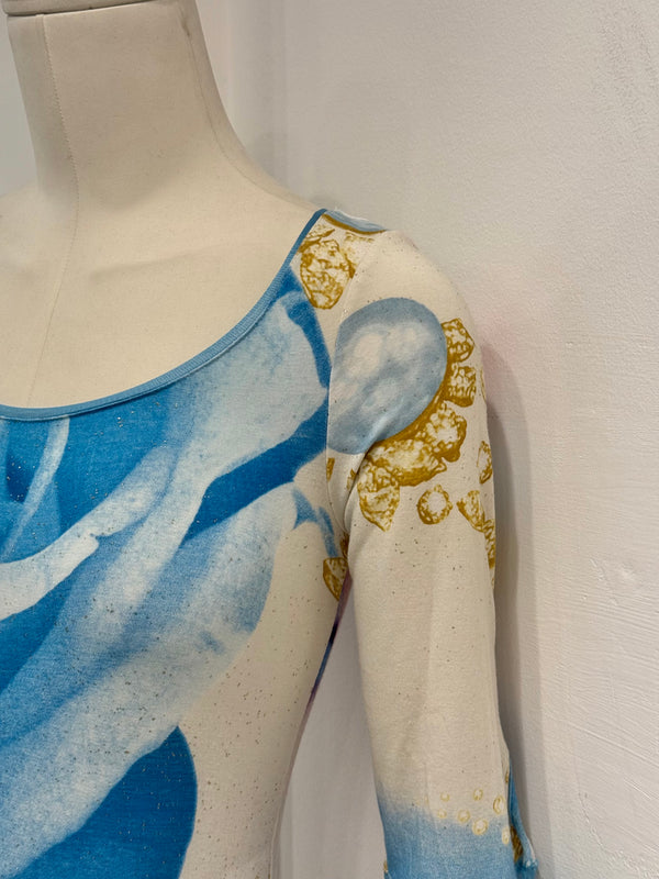 S/S2001 Roberto Cavalli Elizabeth Taylor eye top