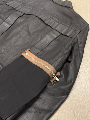 S/S2003 Rick Owens "Suckerball" runway waxed denim jacket