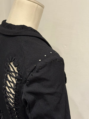 A/W 2004 Comme des Garçons deconstructed lace-up jacket