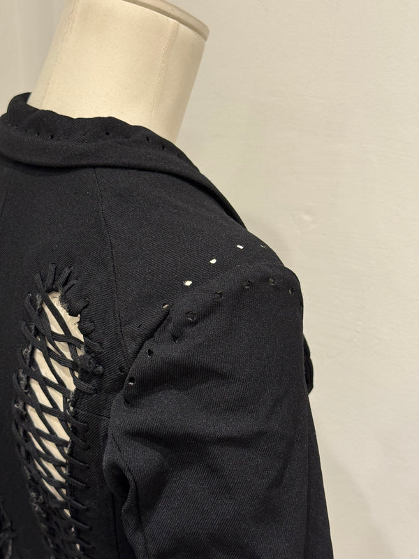 A/W 2004 Comme des Garçons deconstructed lace-up jacket
