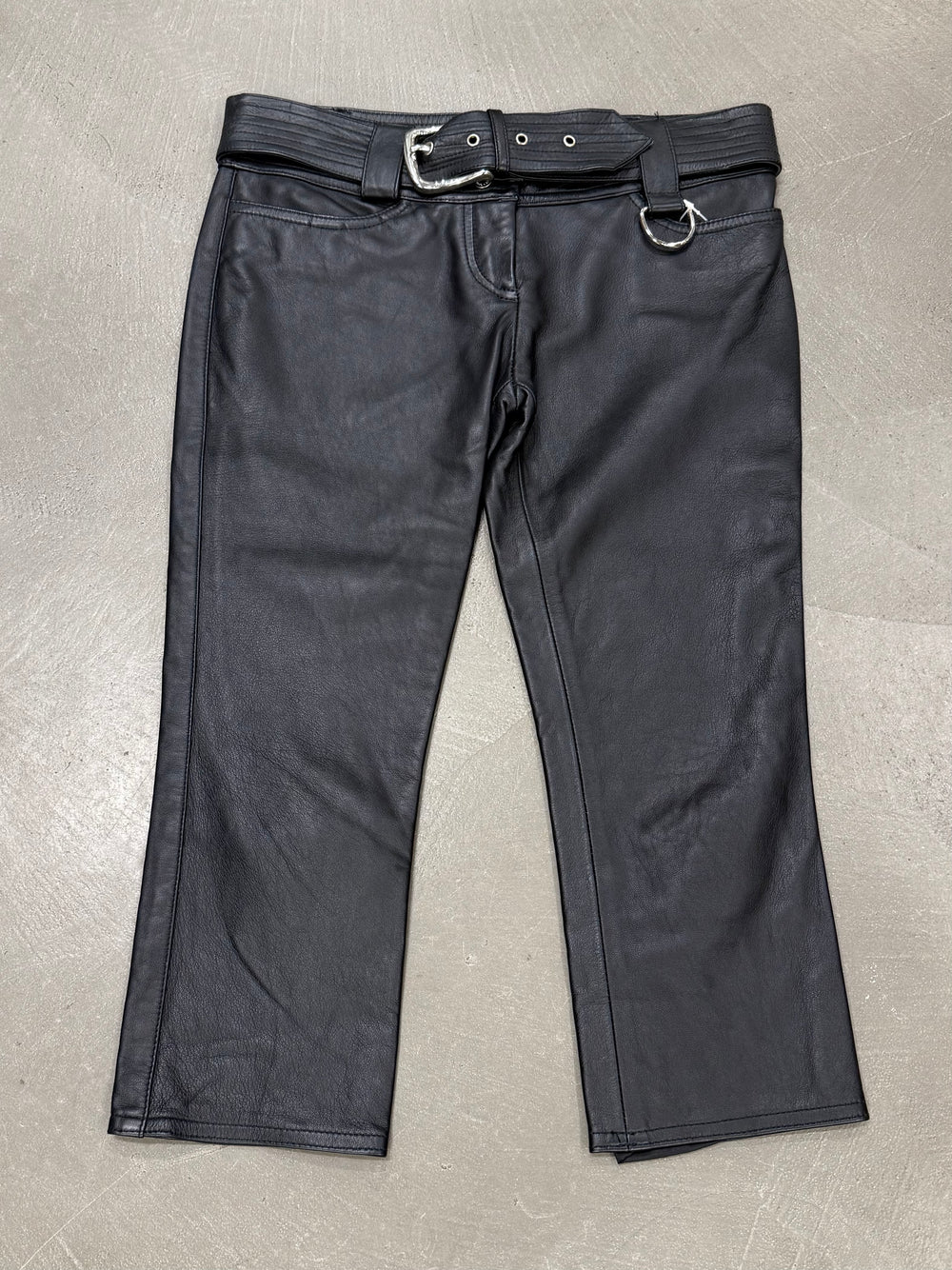 Dolce & Gabbana Join To Ride leather capri shorts