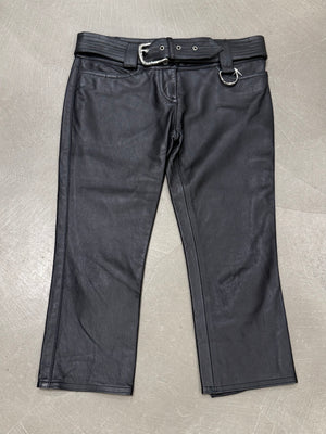 Dolce & Gabbana Join To Ride leather capri shorts