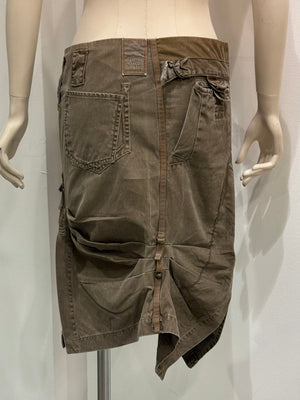 2000s Marithe Francois Girbaud asymmetrical skirt