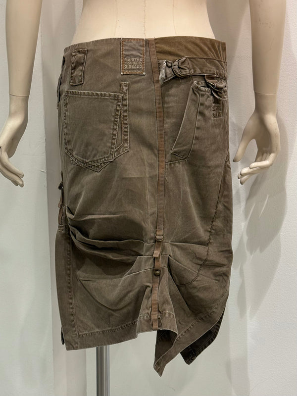 2000s Marithe Francois Girbaud asymmetrical skirt