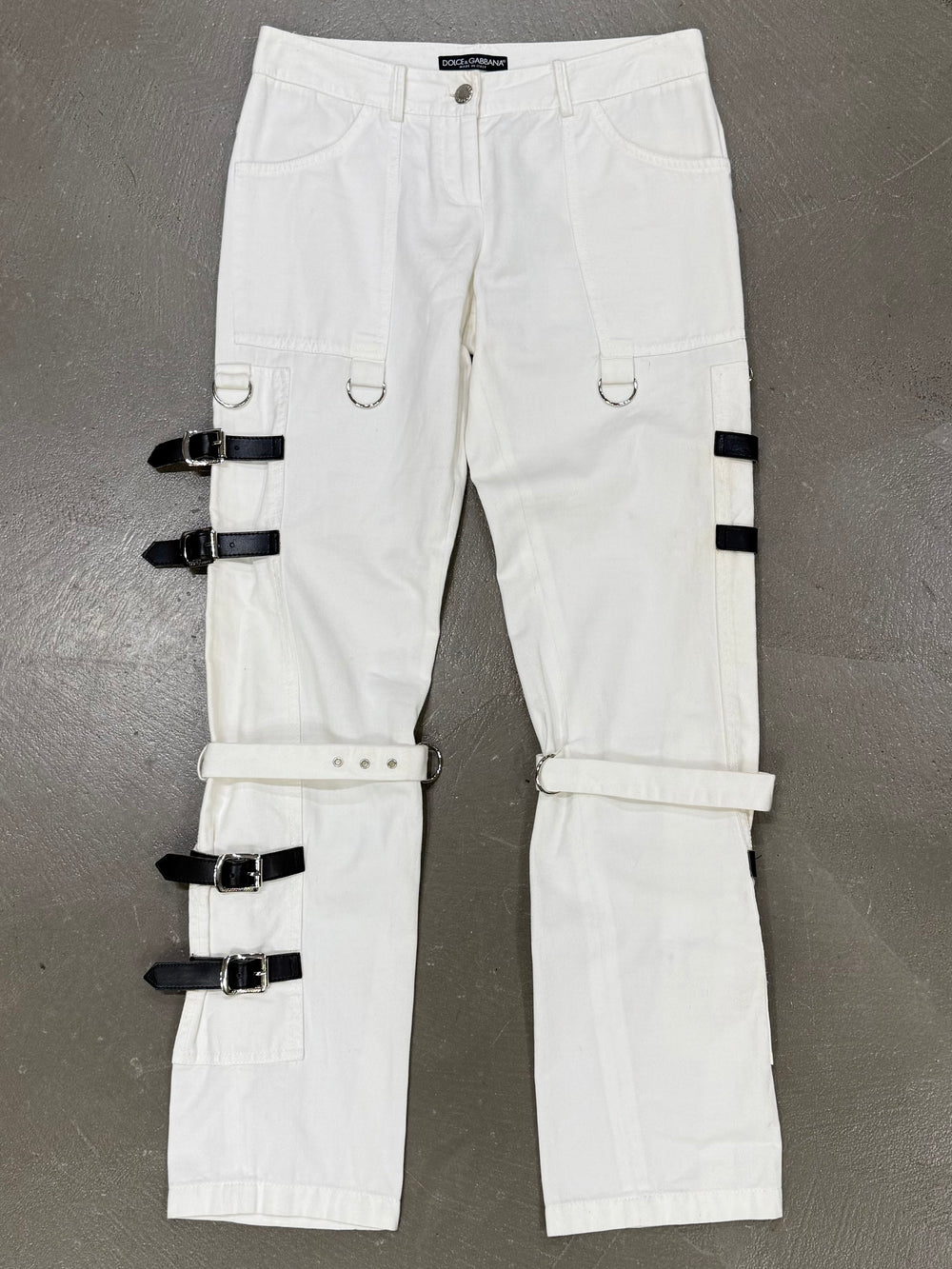 S/S 2003 Dolce & Gabbana sex runway bondage pants