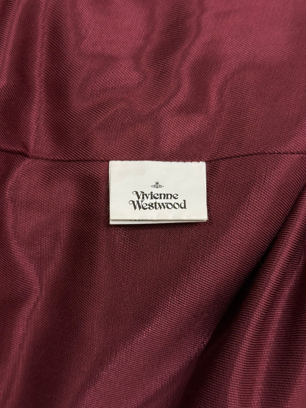 2000s Vivienne Westwood brown structured cropped camel jacket