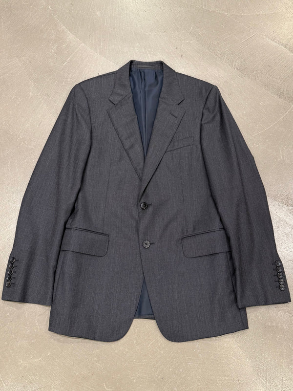 2000s Gucci single breasted pinstripe suit