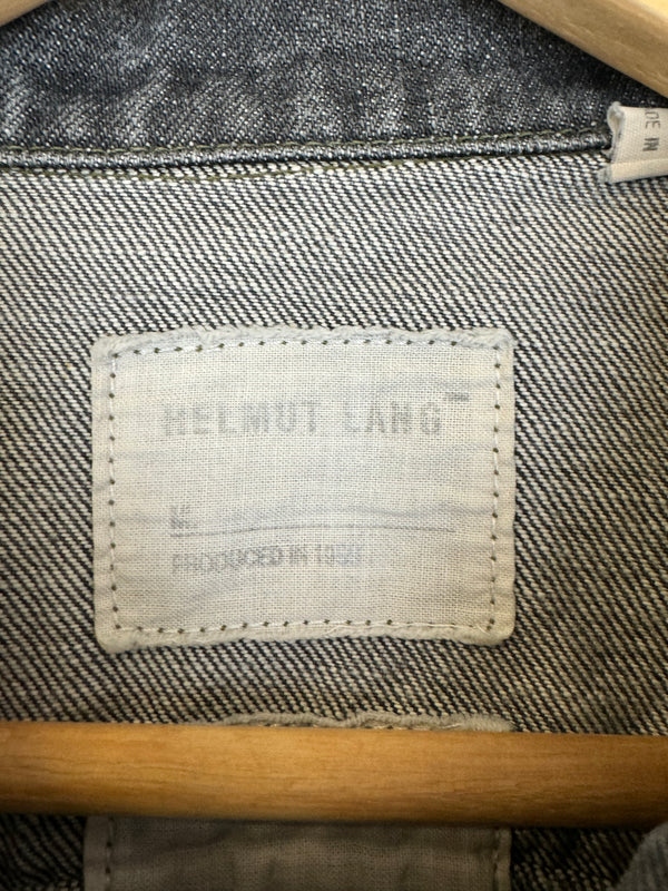1999 Helmut Lang classic grey faded denim jacket