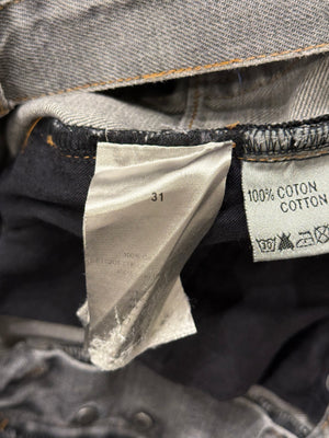 2000s Dior gray washed denim