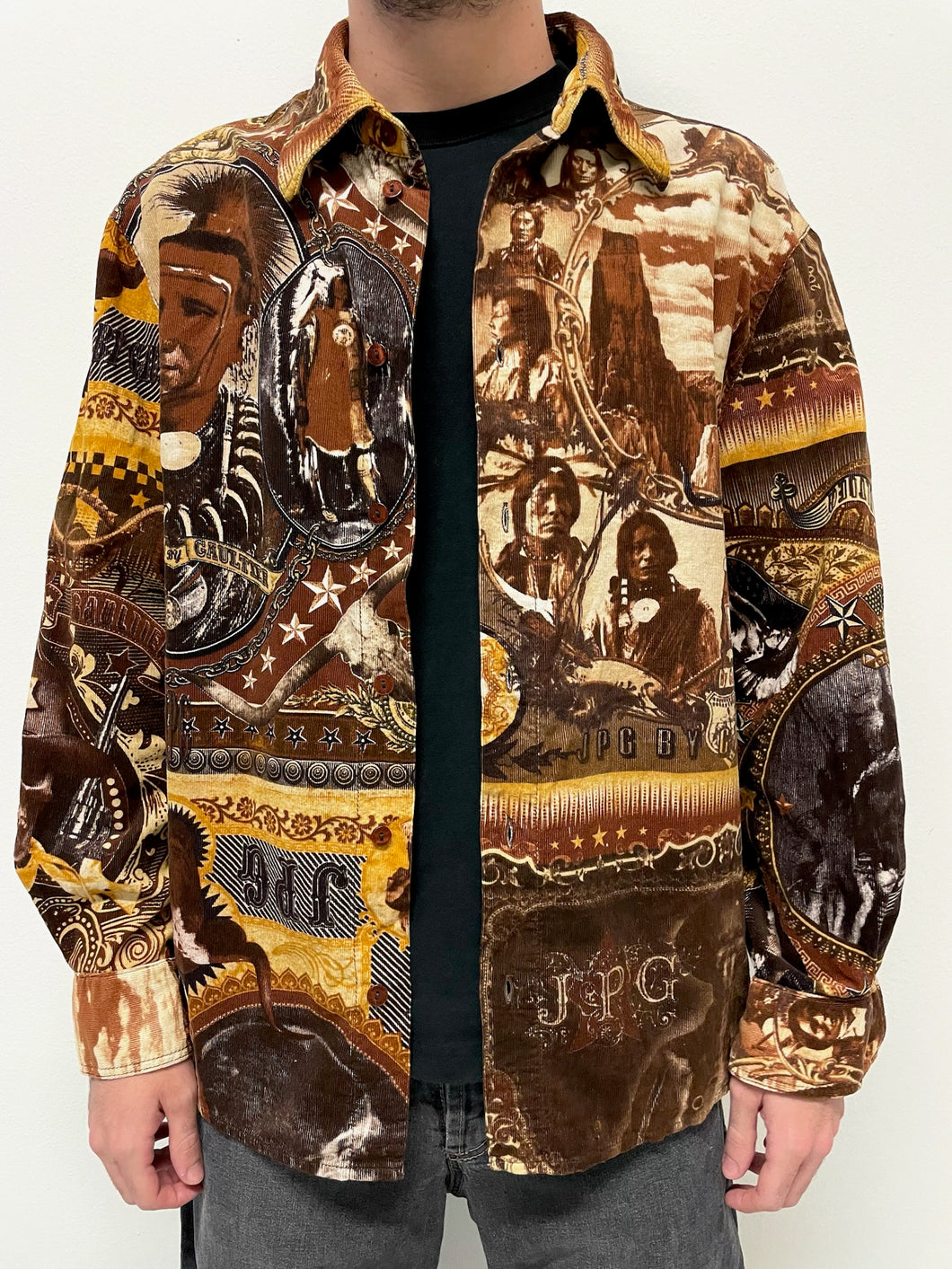 AW1994 X-ray Native American corduroy shirt