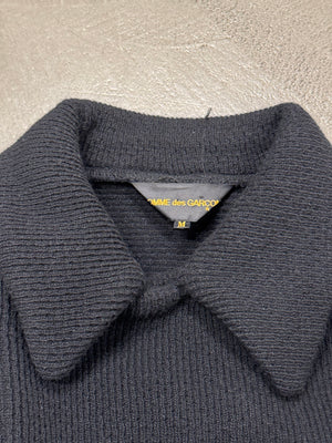 A/W2002 Comme des Garçons twisted asymmetrical runway jacket