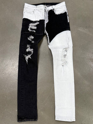 S/S2020 Rick Owens Tyrone painted sample jeans