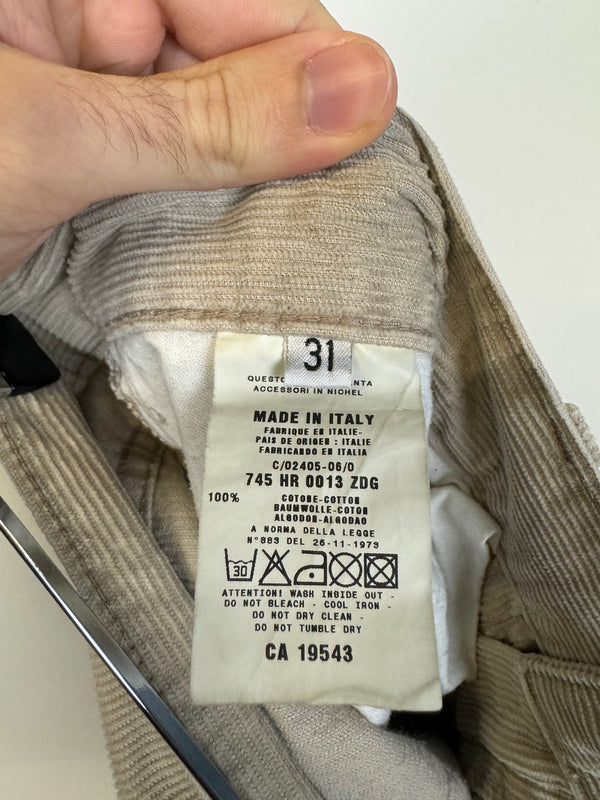 AW2000 Helmut Lang corduroy painter bootcut jeans