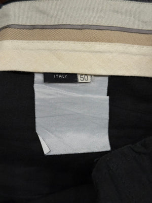 2000s Helmut Lang leather waist tailored pants