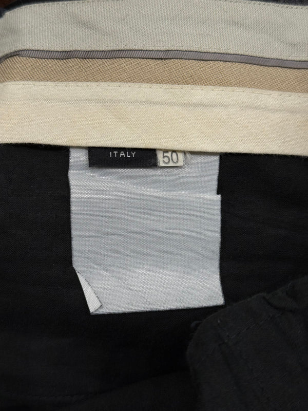 2000s Helmut Lang leather waist tailored pants