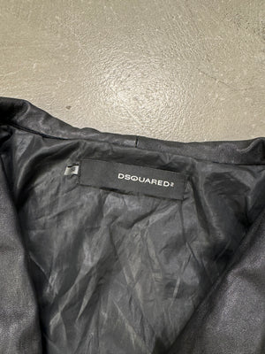 A/W 2007 Dsquared2 full zipper leather jacket