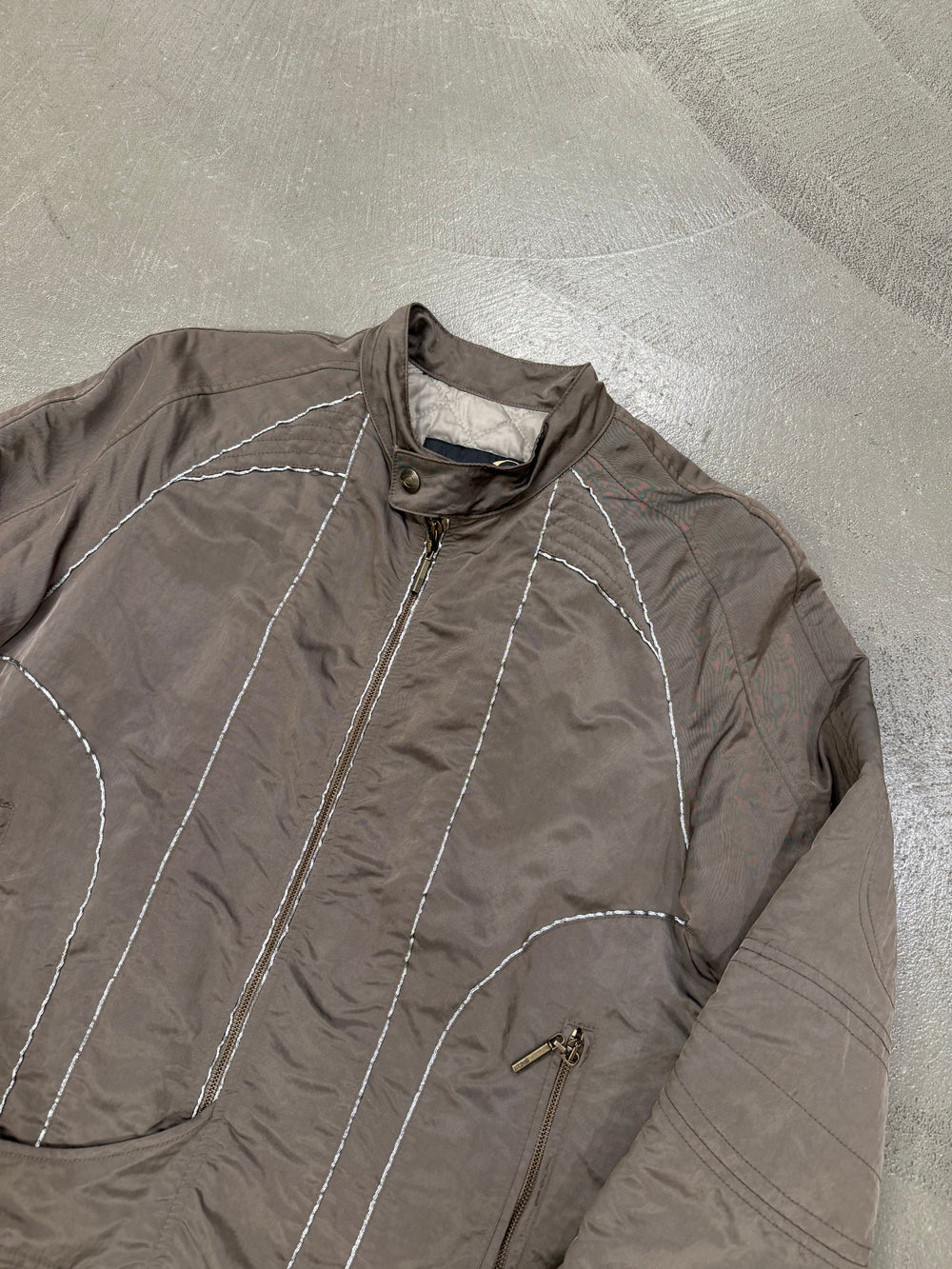2007 Cavalli paneled bomber jacket