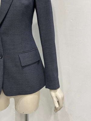 A/W2007 Maison Margiela wool pointed wrinkled shoulder blazer
