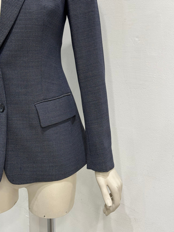 A/W2007 Maison Margiela wool pointed wrinkled shoulder blazer