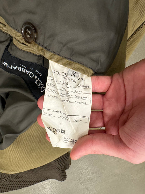 A/W 2003 Dolce & Gabbana parachute bondage bomber jacket