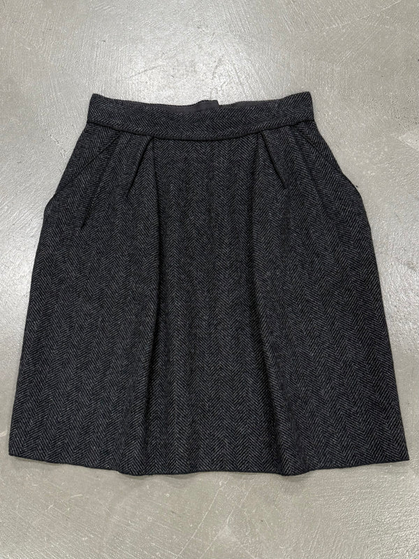 2000s Dolce & Gabbana wool pelate skirt