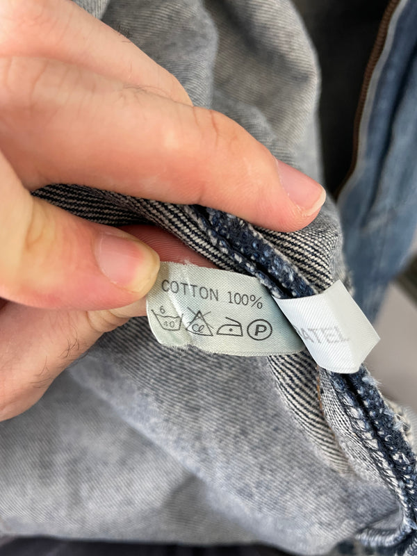 1986 Katharine Hamnett cargo bomber denim jacket