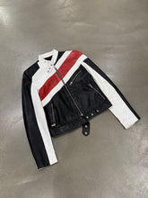 Load image into Gallery viewer, S/S 2001 Dolce &amp; Gabbana biker leather jacket
