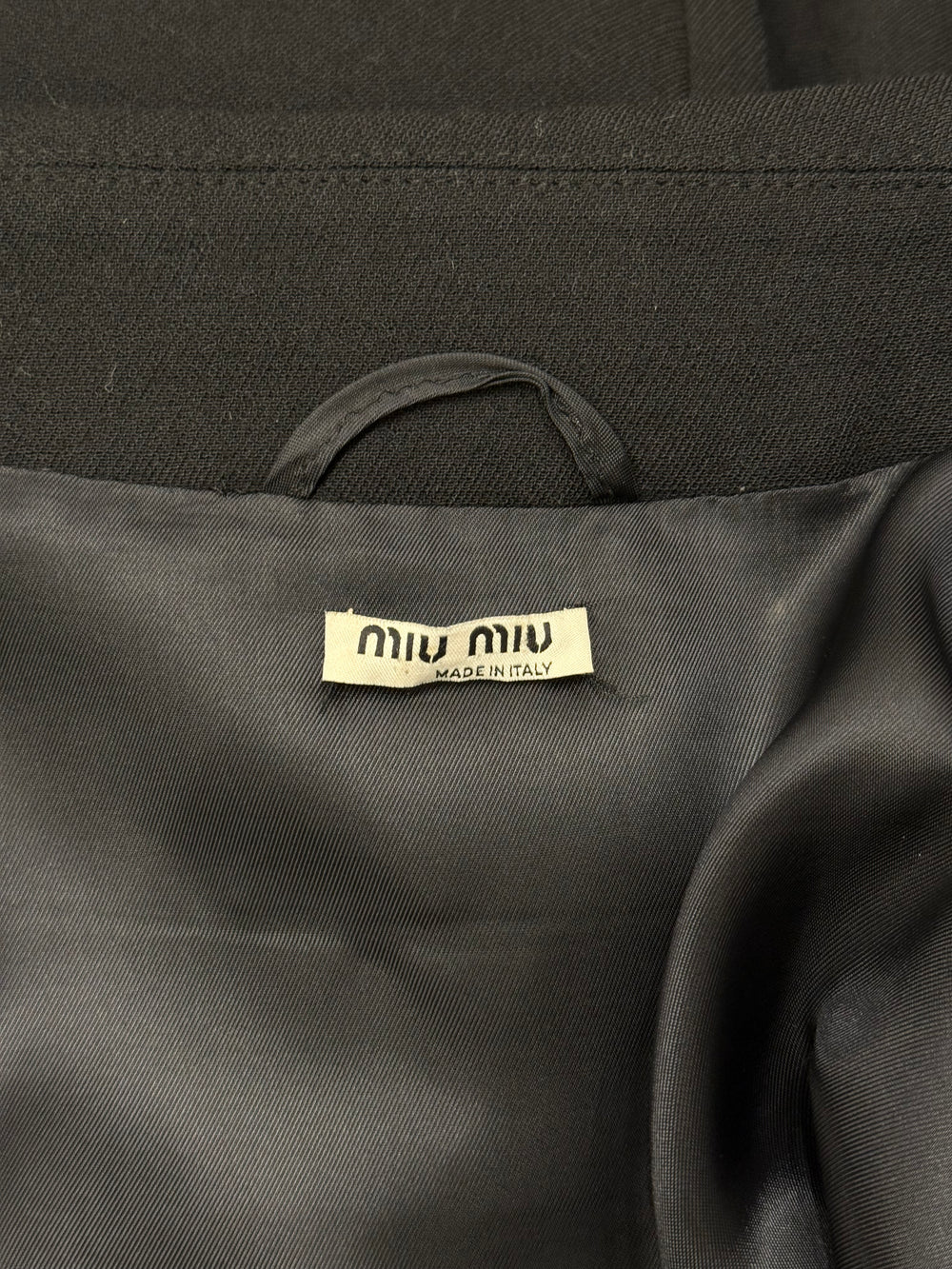 2000s Miu Miu embroidered wool coat