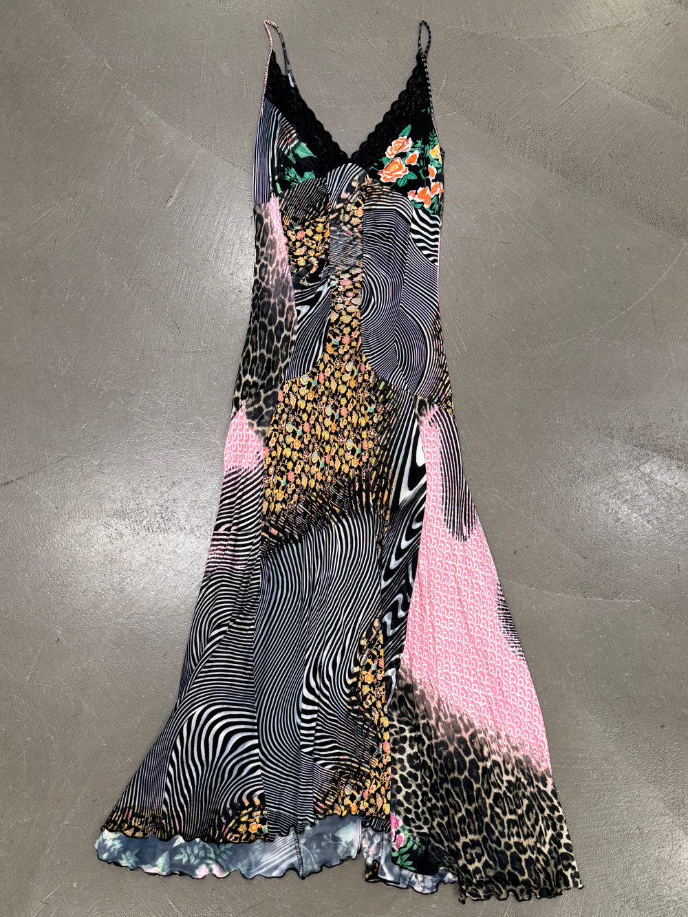 2000s Roberto Cavalli psychedelic dress