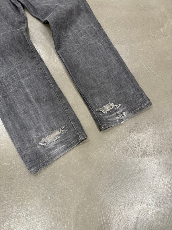 F/W 2003 Dolce & Gabbana asymmetrical denim