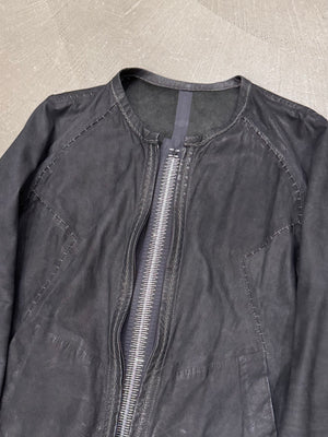 Isaac Sellam artisanal metal spine leather jacket