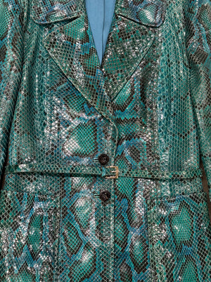 A/W2011 Gucci by Frida Giannini “90th anniversary” python runway coat